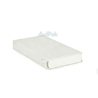 Boîte en carton noir et blanc mince de 145 mm, bouton-poussoir, pré-emballage, boîte à rouleaux, imperméable, écologique, papier d'art