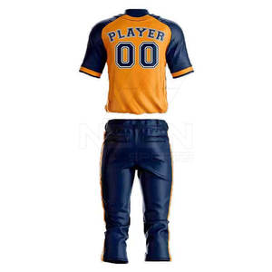 Vêtements de sport à faible MOQ, uniforme de baseball confortable, taille personnalisée, vêtements pour jeunes, uniforme de baseball - Product Image 3