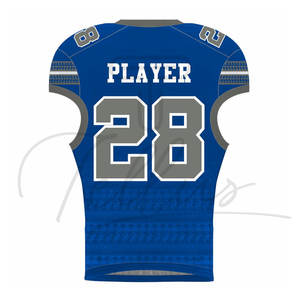 Camiseta de Fútbol Americano Personalizada de 6 Paneles, Transpirable, de Secado Rápido, Talla Grande, Impresión Digital, Color Personalizado, Unisex, Ropa de Equipo - Product Image 2