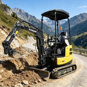Miniexcavadora KAISAN de 1.8 Toneladas para Construcción, Diseño de Cola Cero, Excavadora Araña con Motor Yanmar - Product Image 3