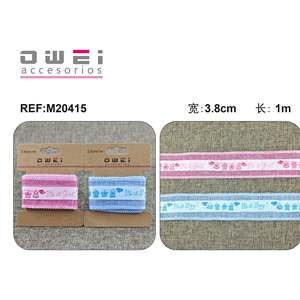 Colorful Decorative <b>Lace</b> <b>Ribbon</b> for Baby & Kids Decor - Product Image 1