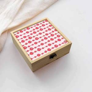 Caja de Joyería de Madera de Lujo Ecológica y Personalizable con Impresiones Hechas a Mano para un Almacenamiento y Presentación Elegantes a un Precio Accesible - Product Image 2