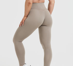 Leggings Deportivos Ligeros de Primera Calidad para Mujer, Color Sólido, Logotipo Personalizable, Leggings de Punto de Forro Polar para Mujer y Niña, 2026 - Product Image 2