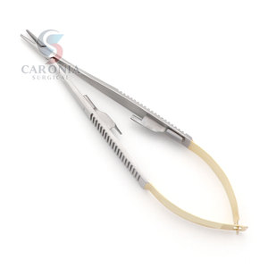 Castroviejo 140mm Porte-aiguille en acier inoxydable Vente directe d'usine Fabriqué au Pakistan - Product Image 6