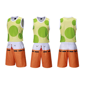 Maillots de basket-ball unisexes personnalisables de qualité supérieure, uniformes, ensembles de shorts de sport, impression personnalisée, 100% polyester, séchage rapide, tous - Product Image 6