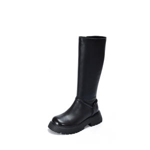 Botas Altas de Invierno para Mujer, Forradas de Piel Sintética, Tacón Plano, Antideslizantes, Casuales, Elegantes - Product Image 4