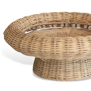 ถาดวางผลไม้หวายรักษ์โลก แท่นวางเสิร์ฟแบบมินิมอล ผลิตจากวัสดุหวายที่ยั่งยืน ผู้จัดจำหน่ายเครื่องครัวจากเวียดนาม - Product Image 3