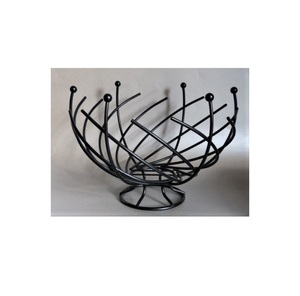 New Stylish Vintage Black Color Fruit Basket Made of Metal Fruit Basket for Kitchen Accessories in <b>Cheapest</b> Price - Product Image 1