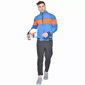 แจ็กเก็ตกันลมกีฬาโพลีเอสเตอร์ออกแบบได้ตามต้องการพร้อมโลโก้พิมพ์สกรีนเหมาะสำหรับงานกิจกรรมทีม - Product Image 5