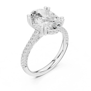 Anillo de Diamantes Cultivados en Laboratorio de 5 Quilates, Corte Ovalado, Elegante y Audaz, Certificado por IGI, Chapado en Oro Clásico, Oro Rosa, Joyería Fina para Mujer - Product Image 3