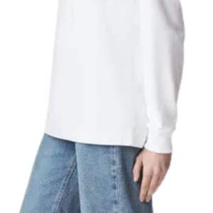 T-shirt décontracté à manches longues pour femmes, en coton doux, col rond, couleur unie, avec poche, coupe confortable - Product Image 3