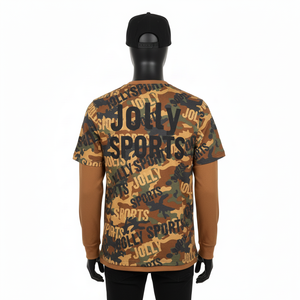 T-shirt 100% coton pour homme, coupe ample, imprimé, double couche, manches longues, style personnalisé, nouveau modèle, t-shirt à double manche. - Product Image 2