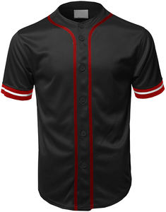 Camiseta de Béisbol Personalizada de Manga Corta 100% Poliéster, Uniforme Transpirable de Alta Calidad, Ropa de Softbol Sublimada, Ropa de Béisbol Estampada - Product Image 1