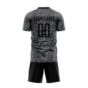 Conjuntos de camisetas de fútbol para hombres de secado rápido de alta calidad, uniforme de fútbol personalizado con logotipo personalizado para entrenamiento - Product Image 3