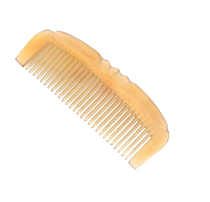 Peine de cuerno de búfalo más vendido, diseño de pavo real, artesanía, logotipo personalizado, peine de cuerno de vaca y buey, peine de pelo de cuerno de buey amigable - Product Image 6