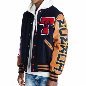 Premium Chenille <b>Patchwork</b> Embroidered logo and Design High Quality Wool Fabric Baseball Letterman <b>Jacket</b> Custom Varsity <b>Jacket</b> - Product Image 2
