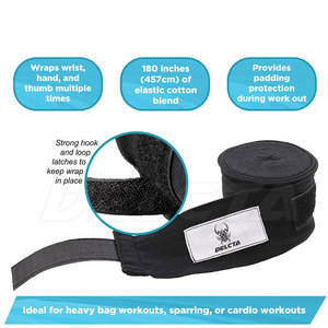 Vendas de Boxeo Hechas en Pakistán a Precio Económico, Servicios OEM, Vendas de Boxeo de Nuevo Estilo para Adultos - Product Image 6