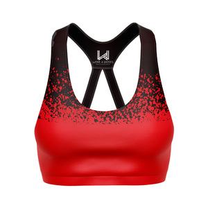 Soutien-gorge de sport pour femme à maintien élevé, sans coutures, avec coussinets amovibles, extensible dans quatre directions, dos nageur, pour yoga et gym - Product Image 5