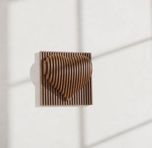 ไฟล์ตัดเลเซอร์ CNC แบบคลาสสิก ลายหัวใจมินิมอล แบบพาราเมตริก สำหรับตกแต่งโต๊ะ ดีไซน์ทันสมัย ถอดประกอบได้ เหมาะสำหรับตกแต่งบ้าน สำนักงาน โรงแรม คุณภาพเยี่ยม - Product Image 2