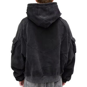 High Quality <b>Men</b> Acid Wash <b>Hoodies</b> Customized Made in OEM Manufacture Street Style <b>for</b> <b>Men</b> Acid Wash <b>Hoodies</b> - Product Image 5