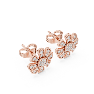 ต่างหูรูปหกเหลี่ยมแบบเรียบง่ายสำหรับผู้หญิงต่างหูเงินแท้เกล็ดหิมะ S925โมอิสซาไนต์ - Product Image 2