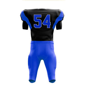Meilleur uniforme de football américain Vente à chaud Vêtements de sport Demi-manches Uniforme de football américain léger avec suff durable - Product Image 4