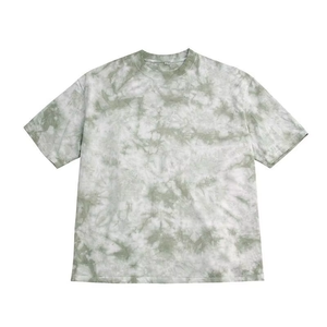 เสื้อยืดผู้ชายสีดำ คอตตอน 100% น้ำหนัก 200 กรัม ทรงโอเวอร์ไซส์ แขนสั้น ลายมัดย้อม คุณภาพสูง จากโรงงาน - Product Image 3