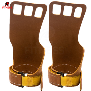 RC Fitness Wear Power Grip, sangles de poignet rembourrées en caoutchouc naturel et PVC, gants de musculation, protection des paumes pour soulevés de terre, tractions, unisexe - Product Image 5