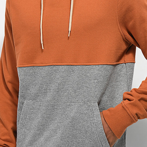 Ventes directes d'usine, sweats à capuche pour hommes, couleurs unies, tissu en molleton 100% coton, streetwear de haute qualité, coupe-vent et respirant - Product Image 3