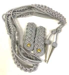 สายสะพายไหล่เครื่องแบบทหารเยอรมัน ลาย Cloverleaf braids  ทำจากด้ายทอง หรือ ไมลาร์ หรือ ผ้าไหม - Product Image 6