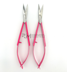 Outil de maquillage de beauté professionnel marque privée coupe des sourcils en acier inoxydable façonnage ciseaux à ressort durable Extra Sharp - Product Image 1