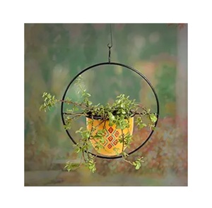 Nuevas macetas antiguas de forma redonda, macetas colgantes, accesorios de artículos de jardín, macetas de Metal de Calidad exclusiva con cadena colgante - Product Image 5