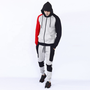 Jogger de haute qualité Sports d'hiver survêtement élégant Logo personnalisé deux pièces veste survêtement couleur unie vêtements de sport 2025 - Product Image 5