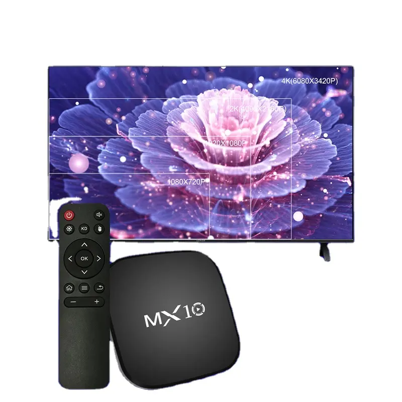 Moduleoid kotak TV Android 4.0, Set Top Box pintar Wifi BT 2.4 Dual Band 4K 7.1G/5G mendukung dua kotak Tv Android