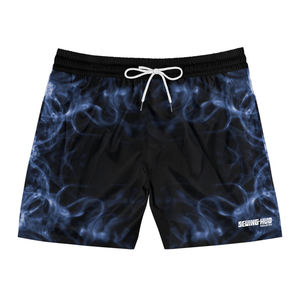 Venta al por mayor Stock Beach Shorts Poliéster Hombres Running Shorts Traje de baño Pantalones cortos para hombres Logotipo personalizado bordado - Product Image 1