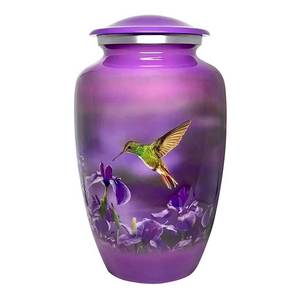 Fabricant d'urnes pour adultes en métal aluminium de haute qualité en gros Urnes en métal finies à la main pour cendres au prix le plus bas - Product Image 2