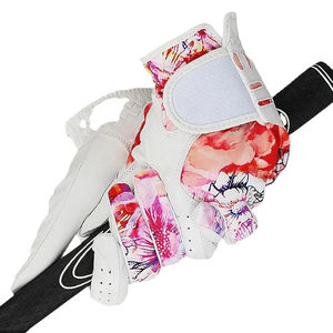 Guantes de golf de cuero Cabretta de alta calidad con logotipo personalizado, para mano izquierda o derecha, transpirables, para deportes y juegos, en venta. - Product Image 2