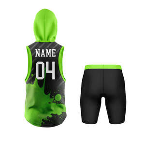 Service ODM Uniforme masculin de football américain 7v7, nouveau design, short, prix raisonnable, faible MOQ, uniforme de football américain avec drapeau américain - Product Image 4