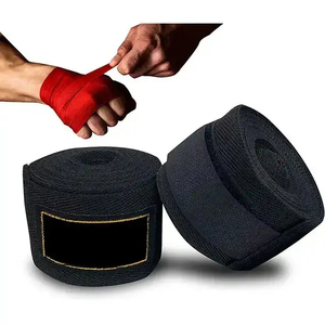 Envolturas de mano de boxeo Cinta protectora de vendaje de boxeo Vendas de manos de kickboxing personalizadas Gimnasio Transpirable Boxeo Protección de muñeca - Product Image 1