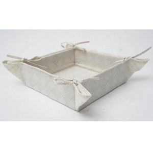 ตะกร้าใส่ของลายกอตส์ผ้าฝ้ายออร์แกนิคสานด้วยมือสำหรับเก็บของในห้องครัว - Product Image 2