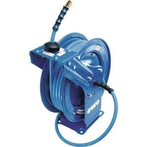 Carrete para Manguera de Jardín BluBird de 15 m con Carcasa Metálica y Conexión de Salida DN 7.2 EWO para Aire y Agua - Product Image 1