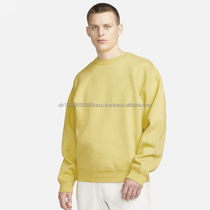 Sweat-shirt à col rond en molleton personnalisé de qualité supérieure pour homme Sherpa bleu 100% coton Taille unisexe Poignets côtelés Ourlet solide OEM Hiver - Product Image 6