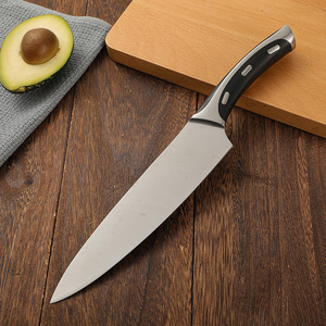 ชุดมีดสแตนเลสพร้อมที่จับสีดำสำหรับเชฟมืออาชีพ - Product Image 1