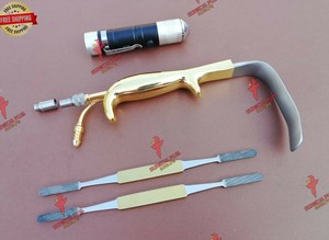 Ferriera Retractor <b>Fiber</b> <b>Optic</b> <b>light</b> Source & TC Nasal Rasp Breast Surgery - Product Image 2