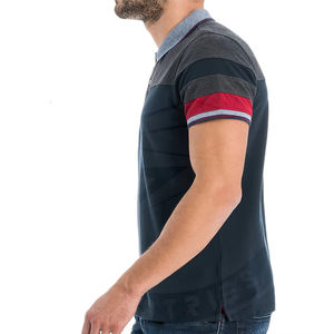 เสื้อโปโลสำหรับผู้ชาย, เสื้อโปโล100% กอล์ฟผ้าโพลีเอสเตอร์แห้งเร็วแขนสั้นสีทึบพิมพ์ลาย3D ยุทธวิธีเสื้อเปล่า - Product Image 5