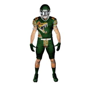 Impression de logo personnalisé poids léger vente chaude polyester matériel vêtements de sport uniforme de football américain - Product Image 1