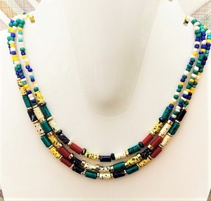 Moda hecha a mano con cuentas de arroz de colores bohemio multicolor semilla cuenta declaración colgante flecos pendientes largos de borla - Product Image 6