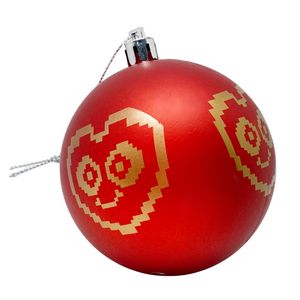 Ornements suspendus de boule de boule d'arbre de Noël de logo personnalisé en gros - Product Image 5