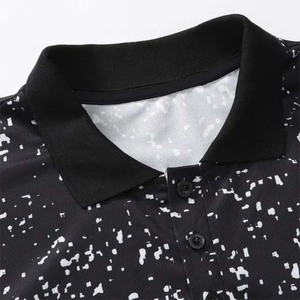 Nouveau design de polos à sublimation Vêtements pour hommes T-shirts polo en coton grande taille respirants High Street New Fashion Style - Product Image 3