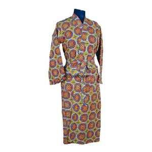Traditional Vintage Indian Handmade Floral <b>Long</b> Women's <b>Kimono</b> Kantha Winter <b>Robe</b> Eco-Friendly Fabric Ethnic Soft V-Neck Cotton - Product Image 6